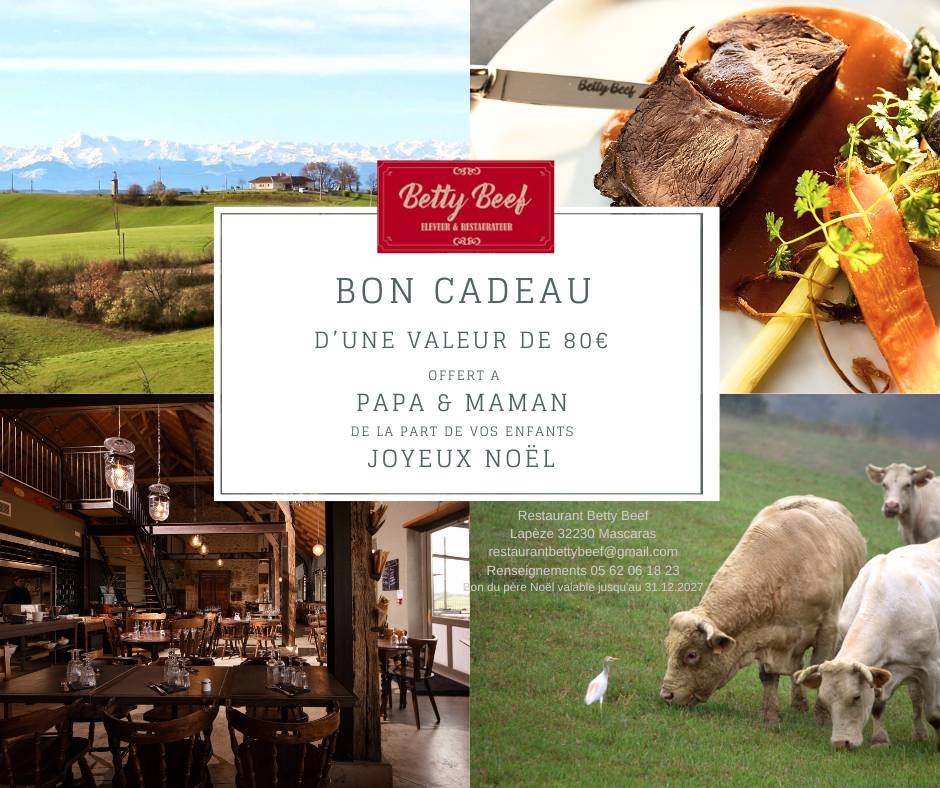 Le Betty Beef - Restaurant Eleveurs à Mascaras - Restaurant viande dans le Gers - restaurant ARMENTIEUX